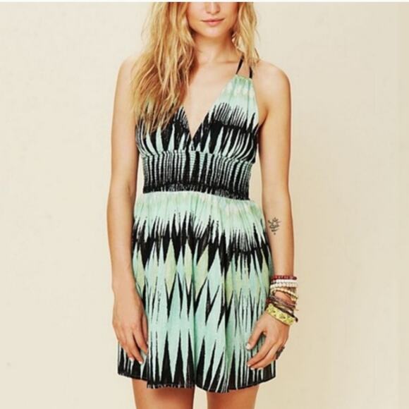 Free People Indian Summer Metallic Dress - Picture 6 of 8